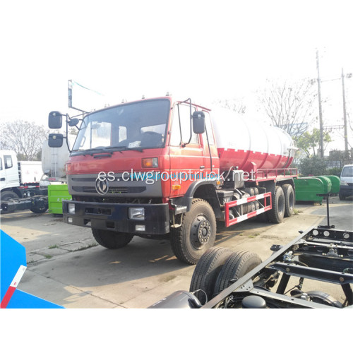 Camión de succión de aguas residuales al vacío Dongfeng 6x4